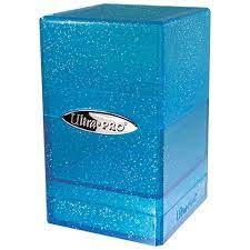 ULTRA PRO - DECK BOX - SATIN TOWER - GLITTER BLUE (100+)